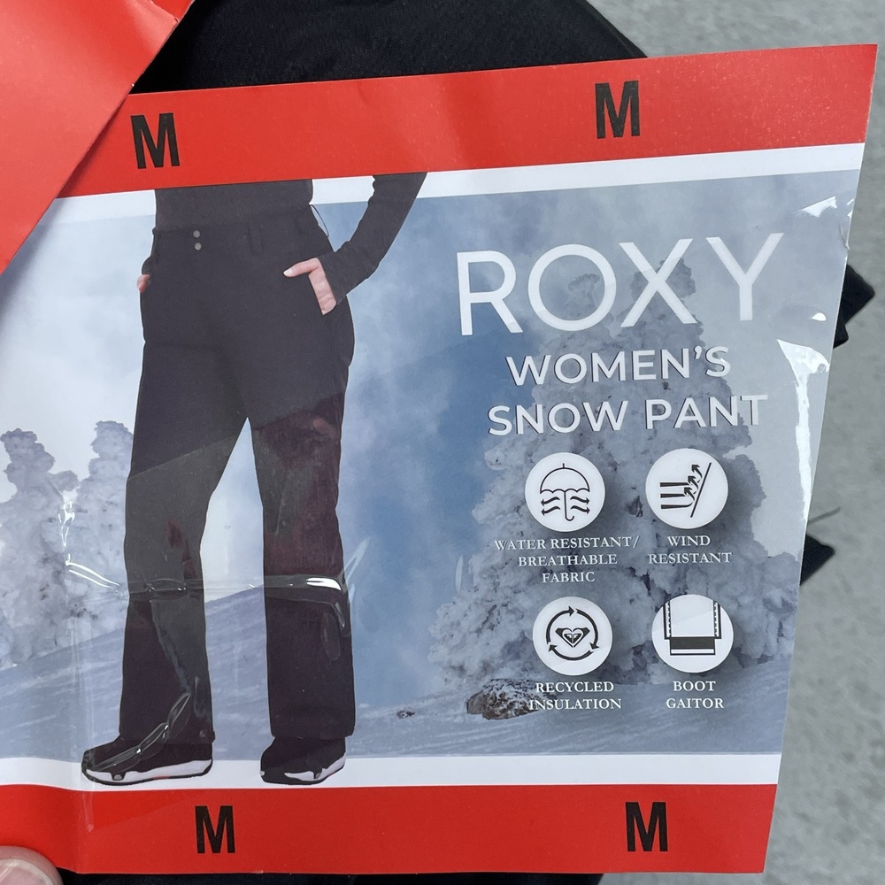 Roxy Women's Black Snow Pants